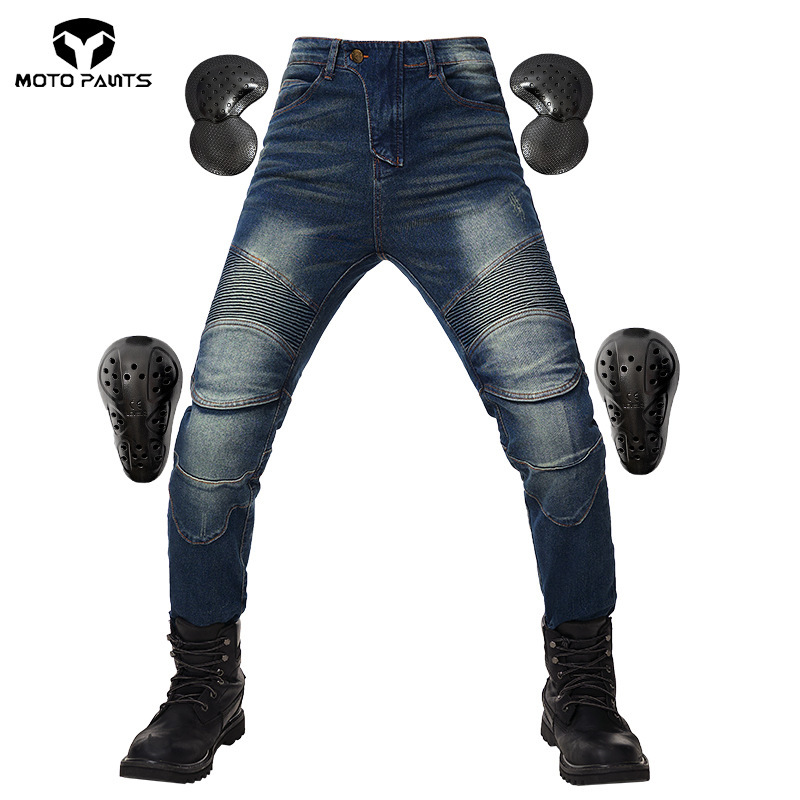 Factory Direct Sales Motorcycle Cycling Jeans Four-Season Anti-Fall Rider Motorcycle Racing Pants Protective Gear Slim Fit 02 Models Factory Direct Sales Motorcycle Cycling Jeans Four-Season Anti-Fall Rider Motorcycle Racing Pants Protective Gear Slim Fit 02 Models