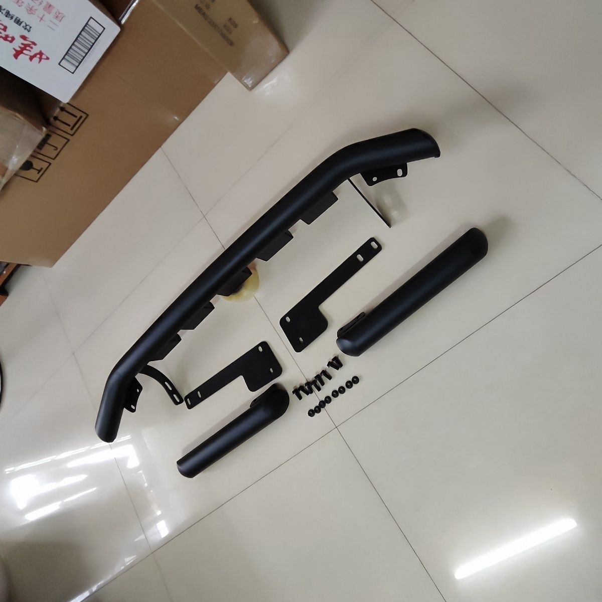 Suitable for 2015-2026 Hilux REVO modified front bumper, three-section front bumper, anti-collision bar