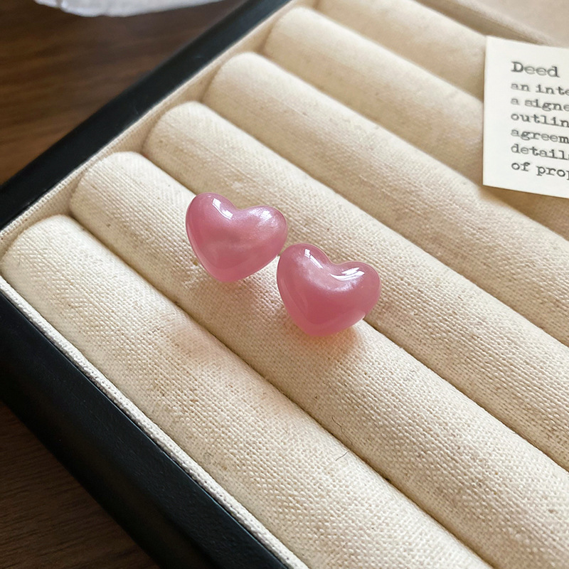 Pendientes de borla de cristal de hilo de malla de pétalo de aguja de plata Pendientes de estilo de vacaciones de playa dulce rosa Pendientes de moda de temperamento Mujer