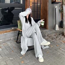 秋季慵懒风高级感时尚针织套装女盐系穿搭抹胸上衣阔腿裤三件套