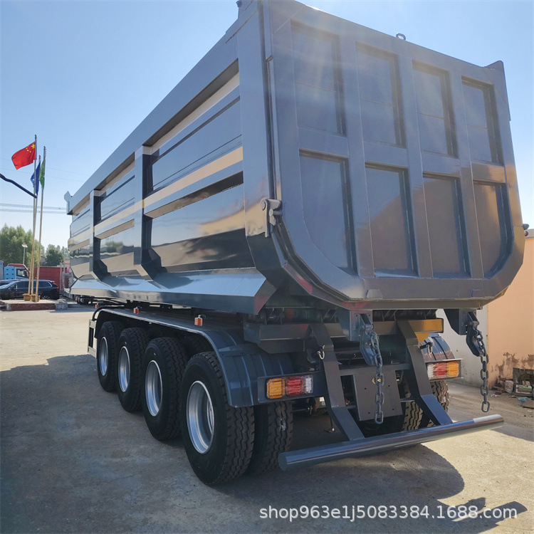 Export Powder and Granular Material Transport Tank Truck, Tank-Type Dump Truck, 42-Cubic Meter Bulk Cement Tank Truck, Used Tank-Type
