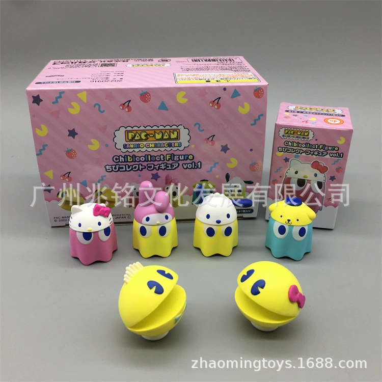 Модные игрушки, коробки-заглушки, приколы, Pac-Man, совместный брендинг Ghost, KT, Melody, Pudding Dog, Pacchard Dog, Ornament