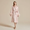 Fuchsia bathrobe