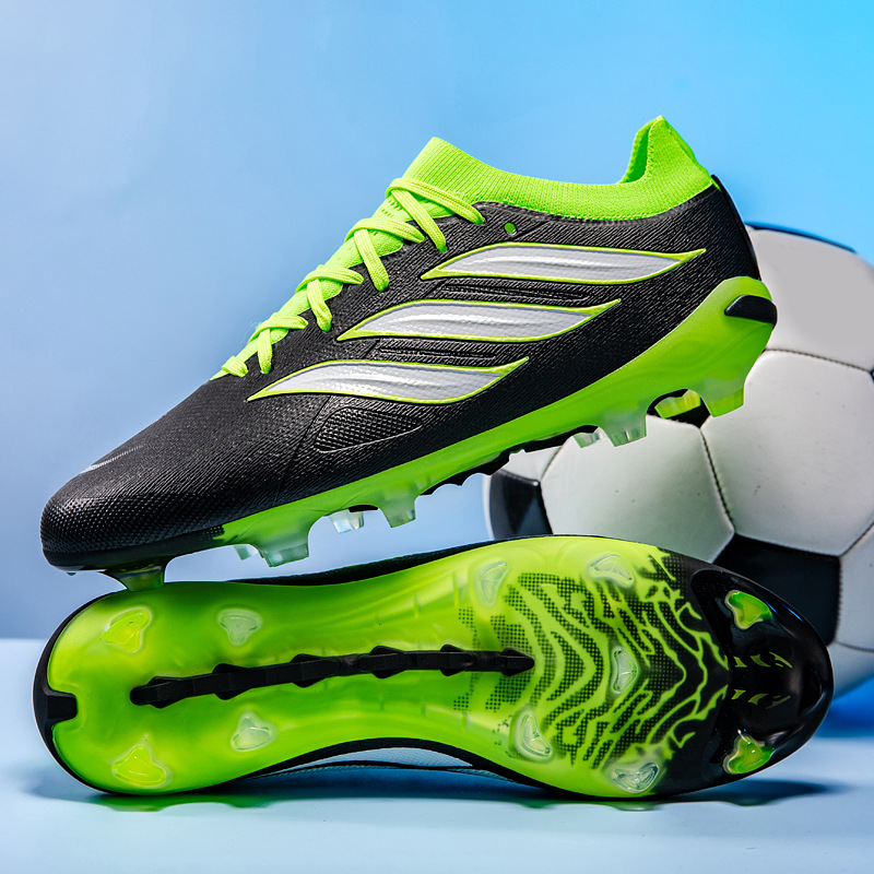 Fábrica transfronteriza al por mayor falcón baja zapatos de fútbol juveniles AG largo clavos rotos tf entrenamiento de fútbol profesional