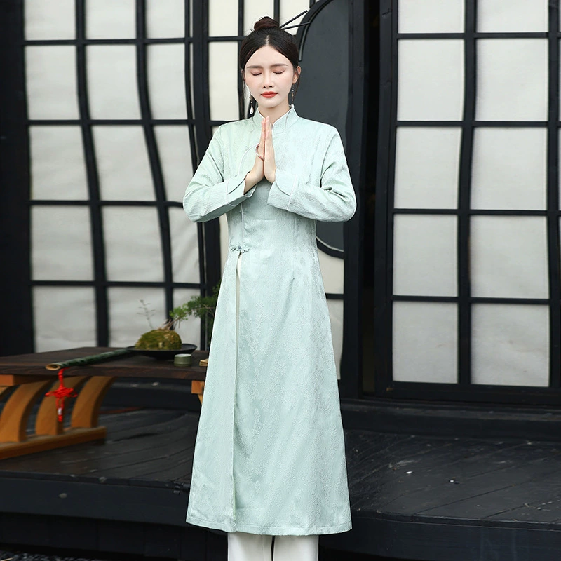 Чонсам, набор, комбинезон,Autumn Hanfu, китайский стиль