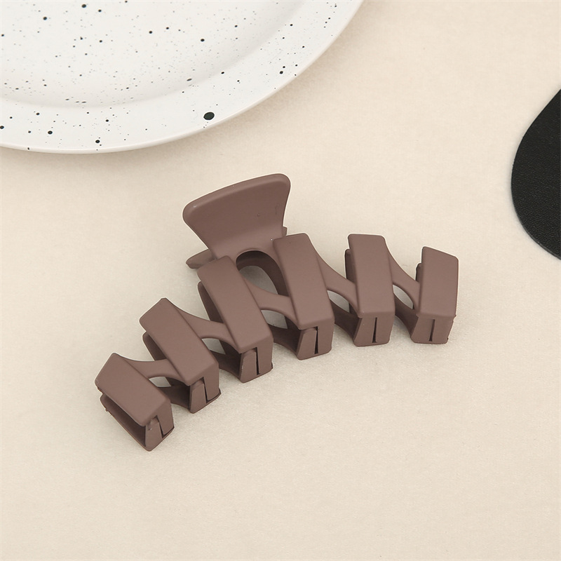 Pinza de pelo grande irregular de acrílico de estilo coreano elegante clip de tiburón grande updo clip de pelo nuevos accesorios para el cabello de alta calidad