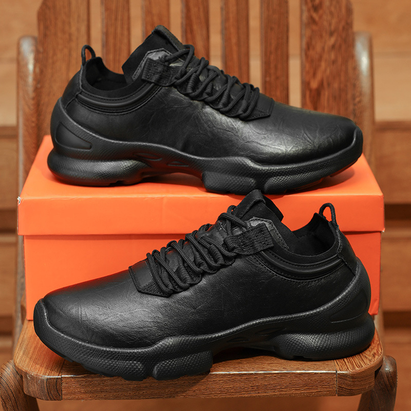 Men's Shoes 2025 New Classic Work Shoes Running Shoes Urban Outdoor Genuine Leather Business Sports Casual Shoes