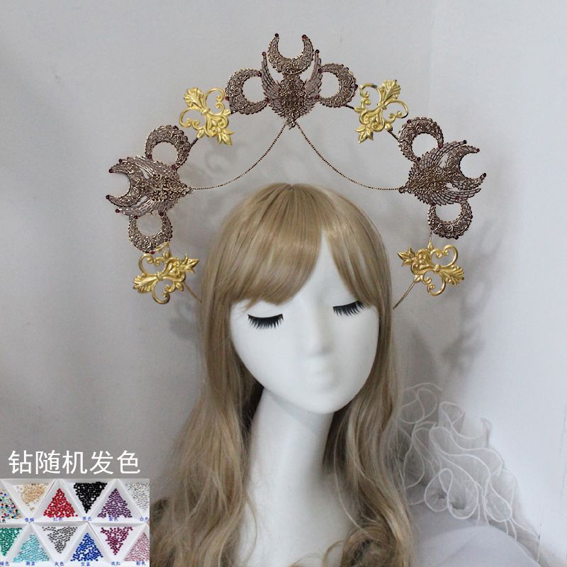 Diy hecho a mano apertura Lolita corona material paquete hecho a mano foto gótico retro joyería combinación Accesorios