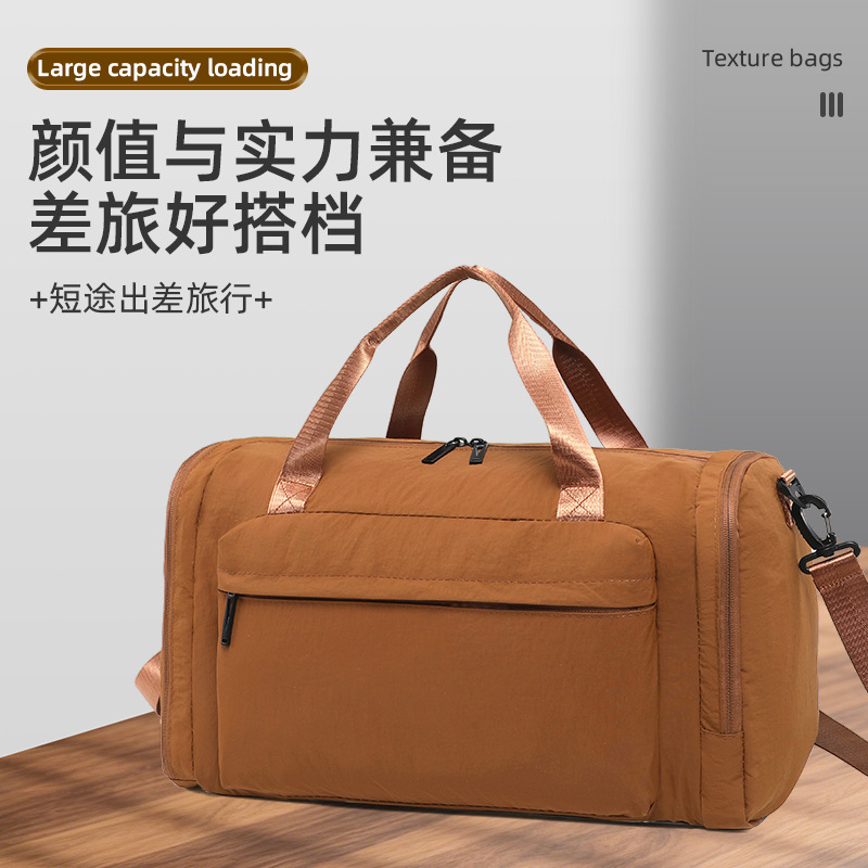 New large-capacity travel bag, camping handbag, shoulder crossbody bag, sports gym bag, travel luggage bag