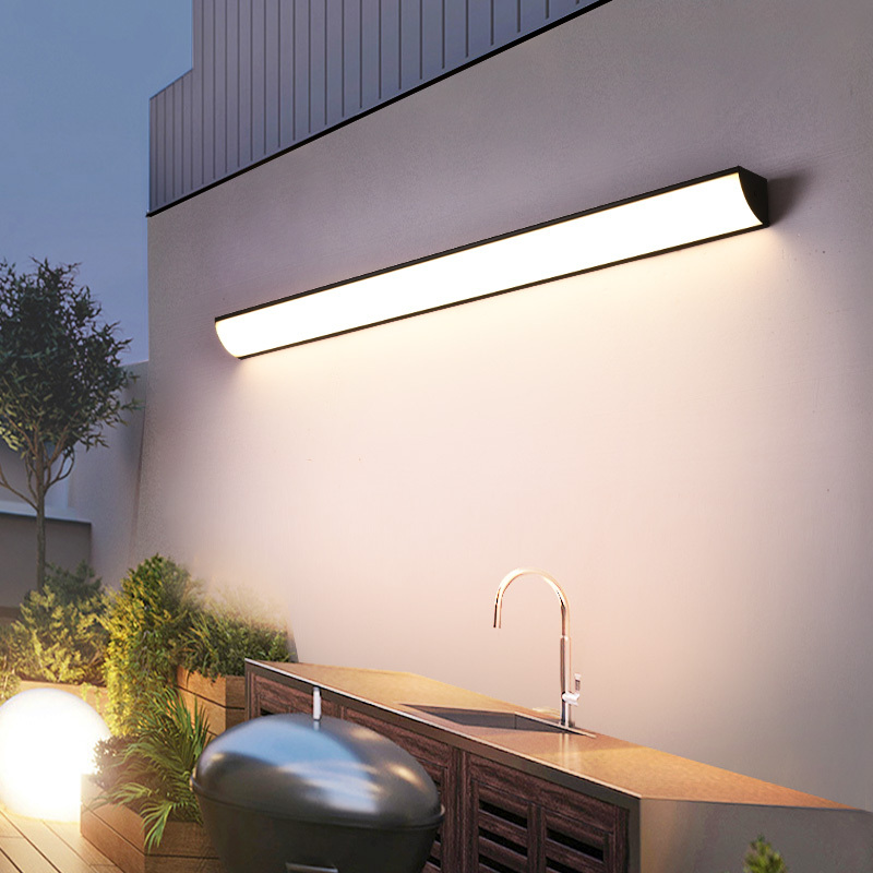 Simple wall lamp outdoor waterproof wall lamp corner lamp garden lamp outdoor led balcony terrace sun room wall lamp
