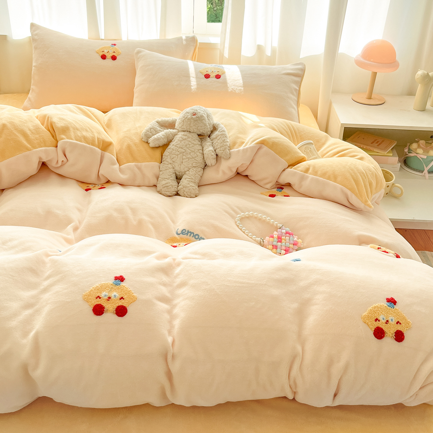 Lemon baby [thickened milk--anti-static]