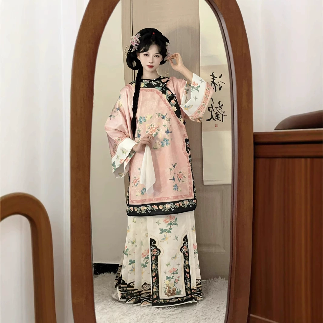 Оригинальный костюм Цин Хань для женщин из династии Цин