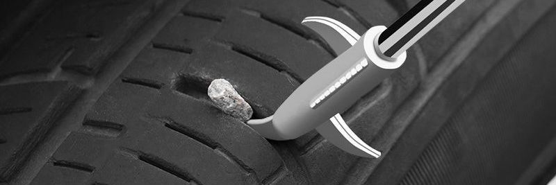 Wholesale tire stone removal tool, car tire stone remover, car tool for removing stones