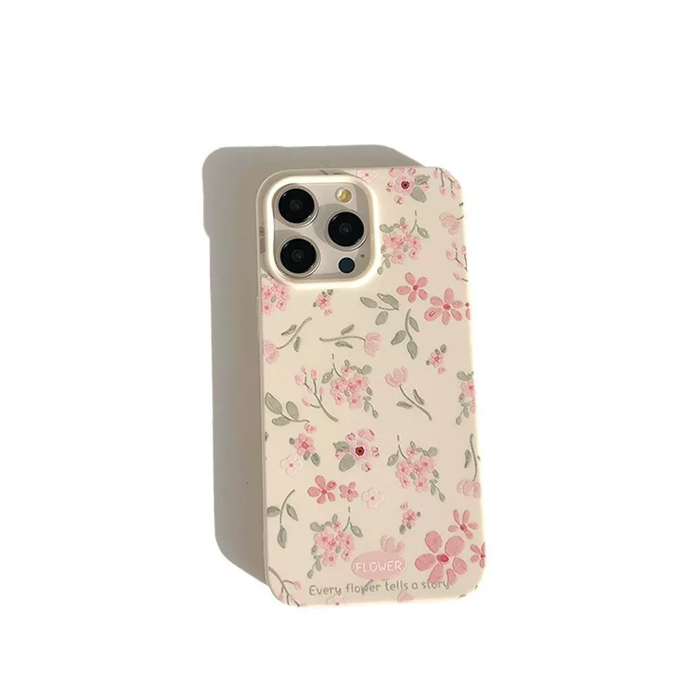 Чехол для телефона (Apple) iPhone16, iPhone15 Pro, iPhone16 ProMax, кружевной белый цветок, мягкий TPU