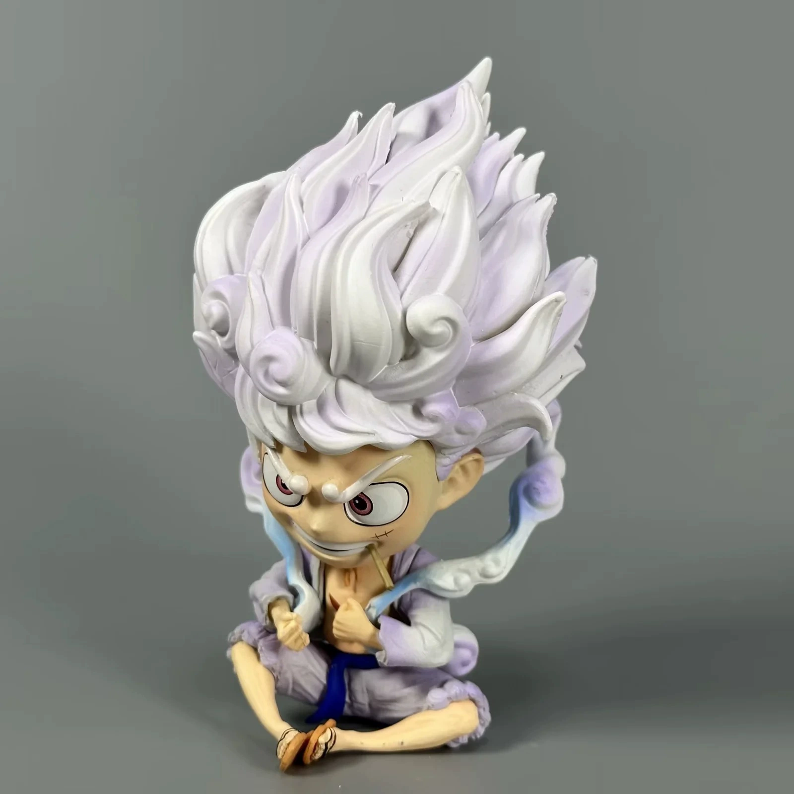 One Piece Q Version Ника Луффи Солнце-Бог Небесный Луффи модель кукла украшение упакованная фигура