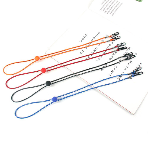 New Elastic Insert Color Necklace Neckband Hat Windproof Rope Eyeglass Cord 