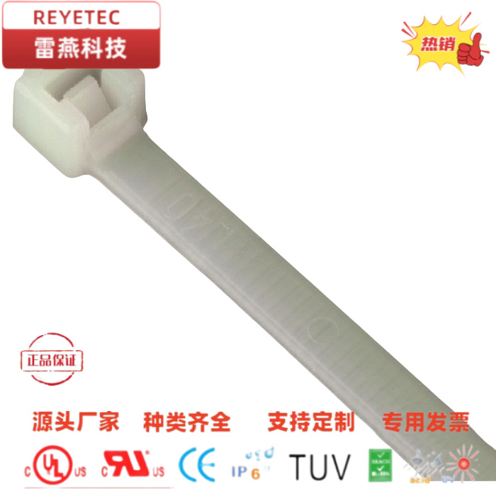 现货供应REYETEC耐候尼龙扎带 SKT370-180X-CN 黑色