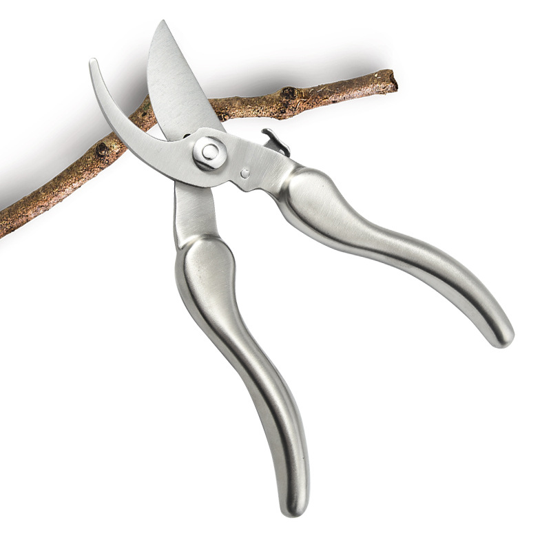 不锈钢手柄园林果枝剪 省力园艺剪园林工具修枝剪 园林剪 现货