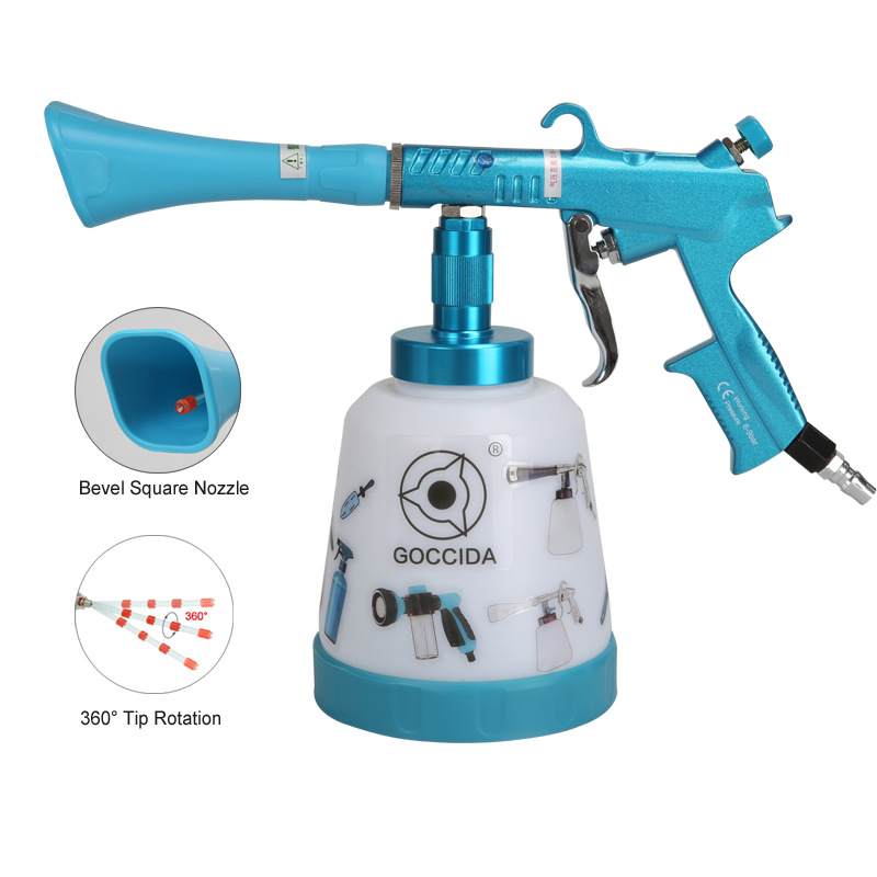 枭风汽车龙卷内饰清洗枪手提式吹气枪泡沫清洗枪内饰高压清洗枪