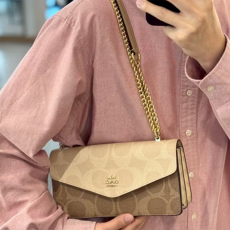 Ole Classic Presbyopic Cross-Body Bag 2025 New Accordion Envelope Bag Klare Retro Chain Small Square Bag for Women