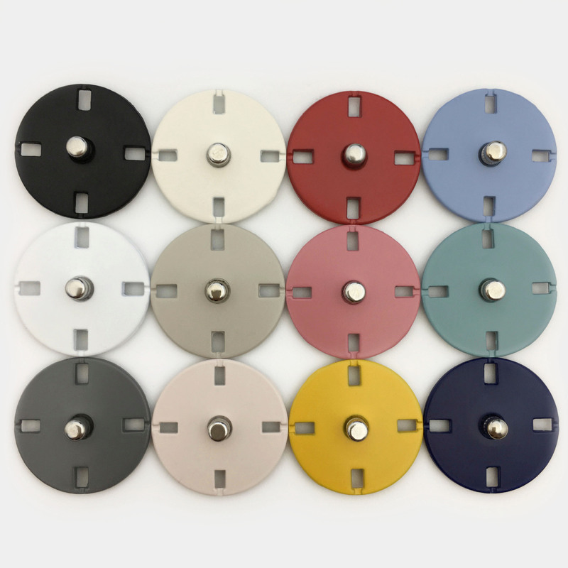 Metal Clothes Snap Button Shirt Anti-exposure Invisible Hidden Button Colorful Versatile Snap Button Kidsren's Button Coat Mother Button