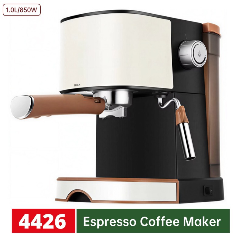 Customized Cross-Border 20 Bar Espresso Machine Small Semi-Automatic Coffee Machine Electric Coffee Extraction Equipment