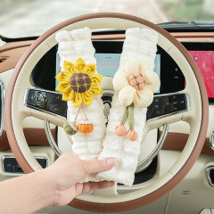 汽車安全帶護肩套網紅泡芙格車用柔軟防勒保護套女神汽車裝飾用品