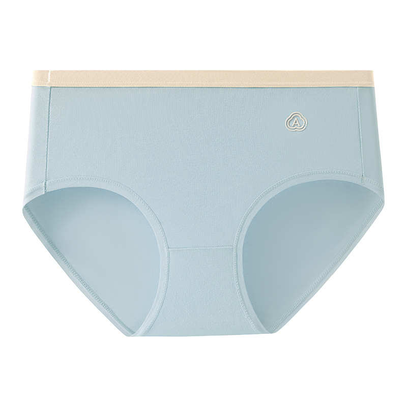 Clase de algodón puro para mujer una entrepierna transpirable antibacteriana chica sin costuras pantalones cortos de cintura media cabeza de algodón para niña calzoncillos de mujer