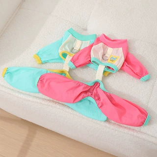 夏季薄款透气防脏狗狗衣服泰迪比熊宠物服