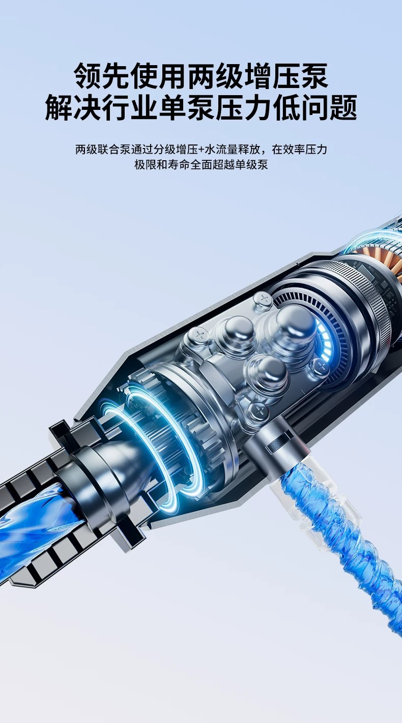 Wireless high-pressure car wash water gun, household car washer, rechargeable water spray gun, portable high-power lithium battery car wash gun