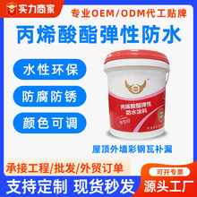 楼顶屋面水泥基防水涂料丙烯酸高弹性防水材料彩钢瓦翻新专用漆