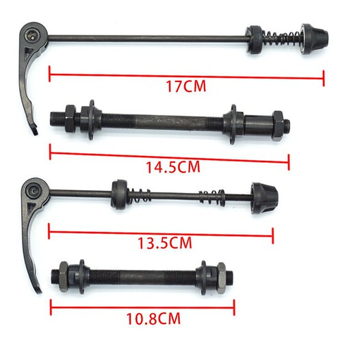 Hollow shaft mountain bike, quick release shaft set, axle skin quick release, hollow shaft quick release rod set