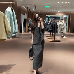 2741大きいサイズの婦人服の高級感が輝いています。