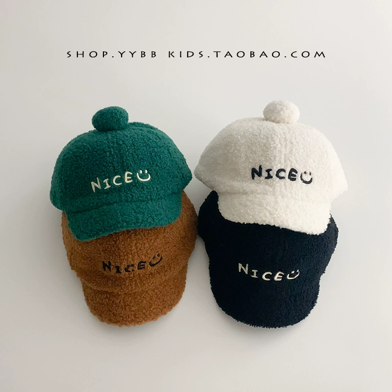 Детская осенне-зимняя Кепка для мальчиков с теплыми буквами, Детская универсальная бейсбольная Детская шляпа для девочек с короткими полями, корейская мода