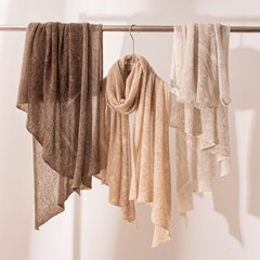 新しい100% の純粋なカシミヤのマフラーの復古的な古いお金の風の超巨大なエアコンのマントの薄いタイプの高級感の百合の保温