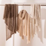 新款100%纯羊绒围巾复古老钱风超大空调披肩薄款高级感百搭保暖