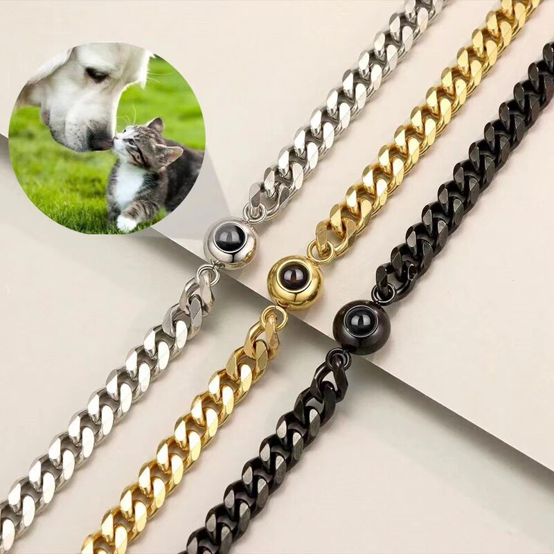 Cuban Chain European and American Cross-Border Hot-Selling Bracelet 100 Languages I Love You Supports High-Definition Color Photo Customization Projection Chain Cuban Chain European and American Cross-Border Hot-Selling Bracelet 100 Languages I Love You Supports High-Definition Color Photo Customization Projection Chain