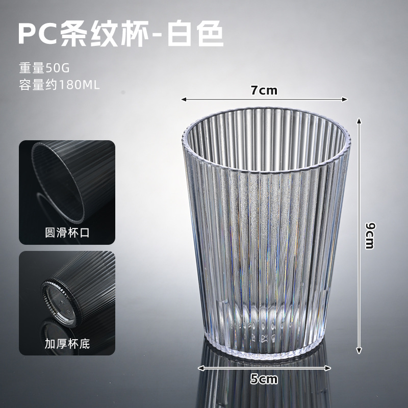 PC raya transparente 180ml 1112