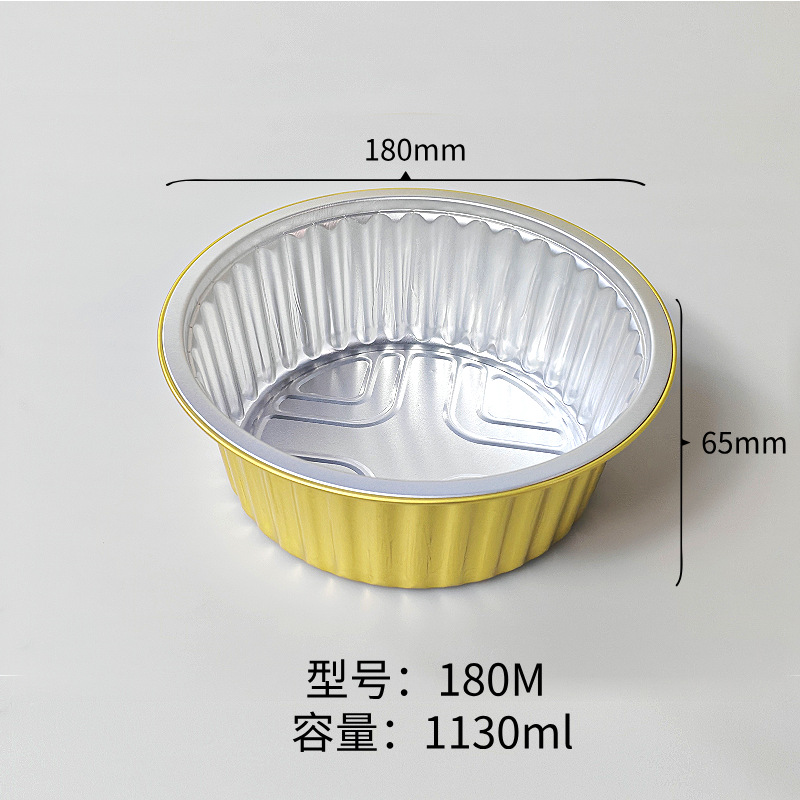 Caja de papel de aluminio de oro aislamiento caja de embalaje de alimentos cubiertos para llevar caja de embalaje de comida barbacoa