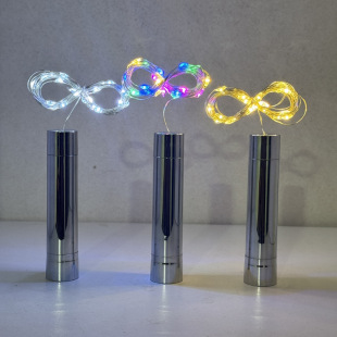 Electroplated Wine Bottle Stopper Light Led String Light Copper Wire Light Bar Decoration Light Flashlight Bottle Stopper Light Colorful Light