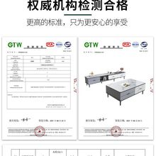 北欧电视柜茶几组合简约现代小户型客厅家用玻璃轻奢伸缩电视机柜