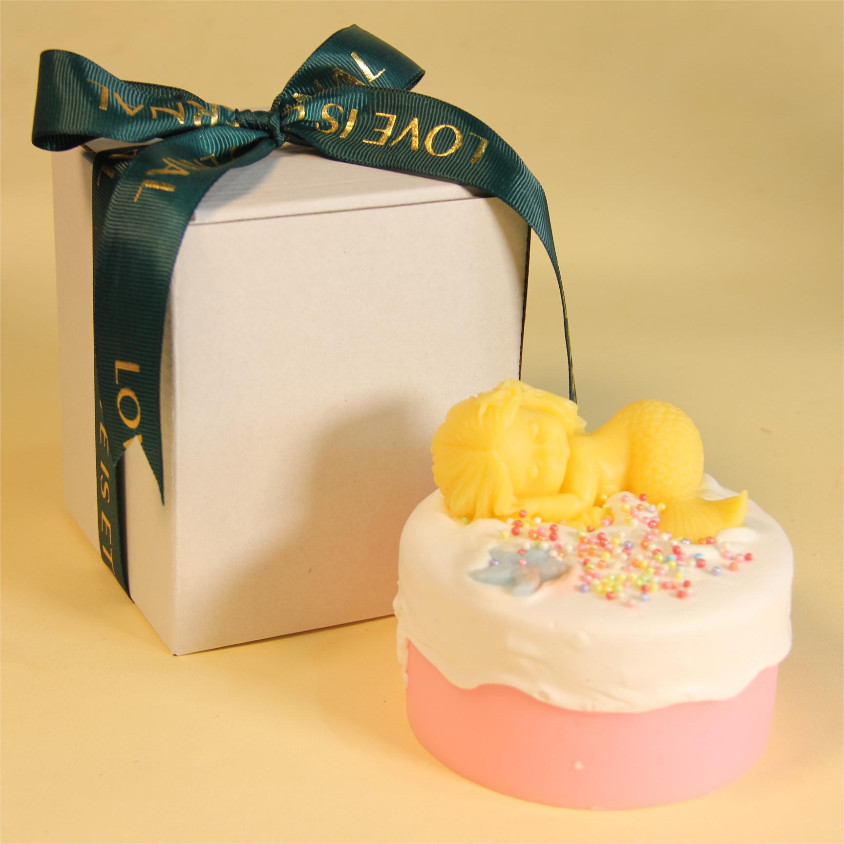 INS crema pastel de fresa aromaterapia vela galleta cumpleaños nicho avanzado regalo creativo romántico dormitorio caja de regalo