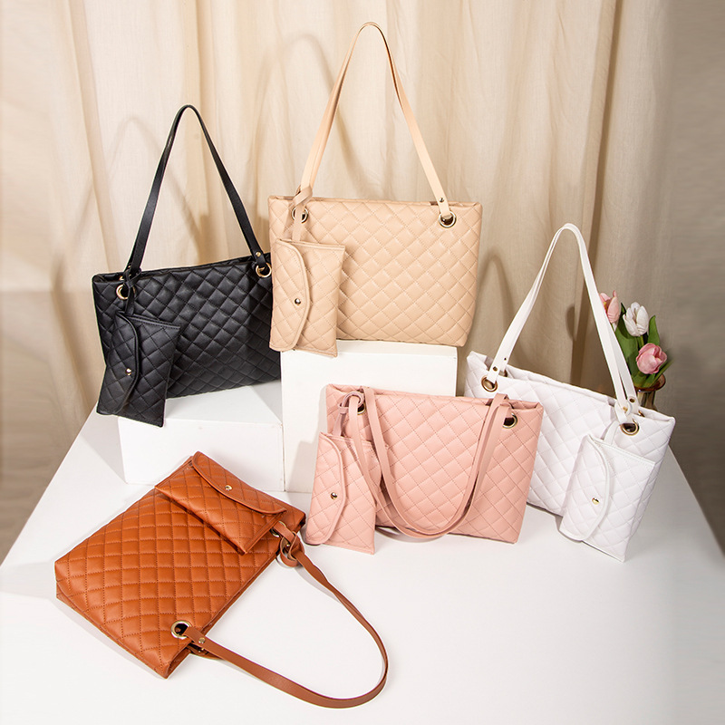 Shopping bag two-piece set 2022women handbags fashion women's bag wholesale casual all-match tote bag women Shopping bag two-piece set 2022women handbags fashion women's bag wholesale casual all-match tote bag women