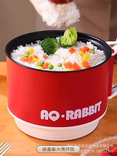 Electric cooking pot for household dormitory students multifunctional light food cooking small electric pot for cooking noodles electric hot pot electric wok