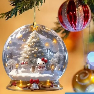 Cross-border new acrylic flat car decorative pendant