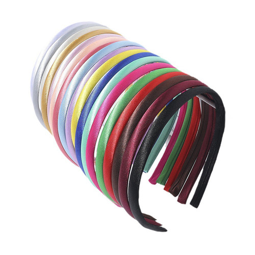 10mm Fabric Headband Fashion Hairstyle Accessory Wide Edge Chiffon DIY Handmade