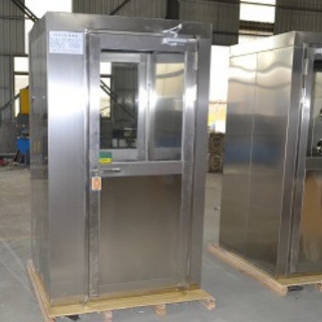 天润净化13年优质互锁不锈钢单人单吹双吹风淋室自动门风淋通道厂