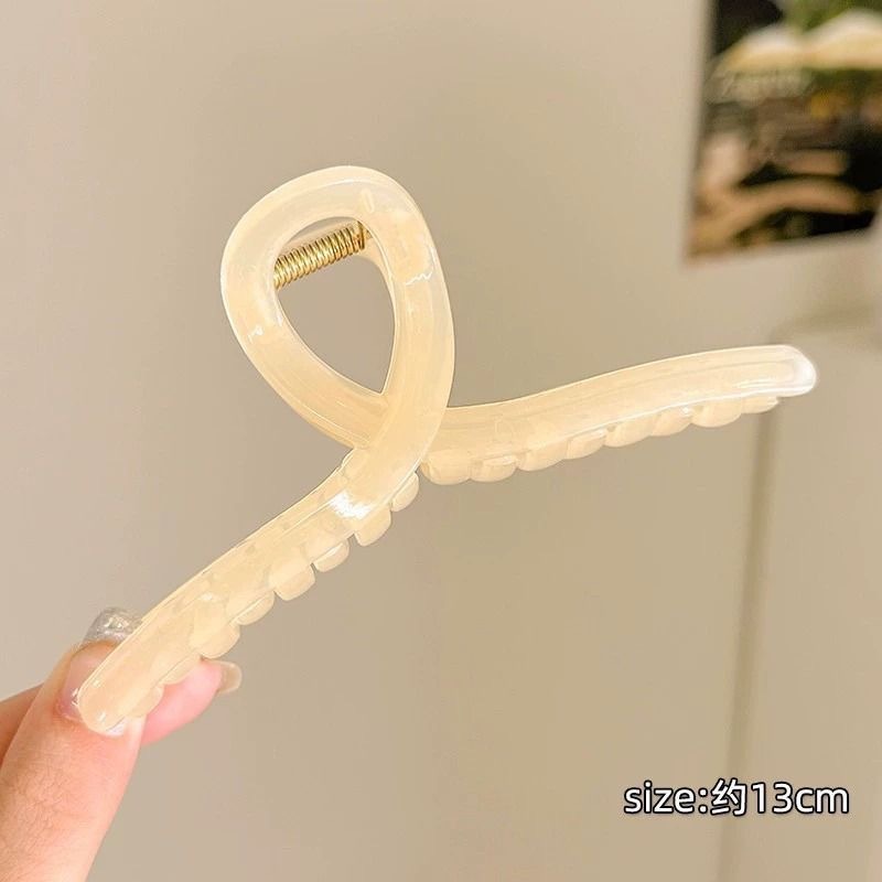 高级感精致大号抓夹夏季后脑勺盘发鲨鱼夹女生发量多头发发饰装饰|undefined
