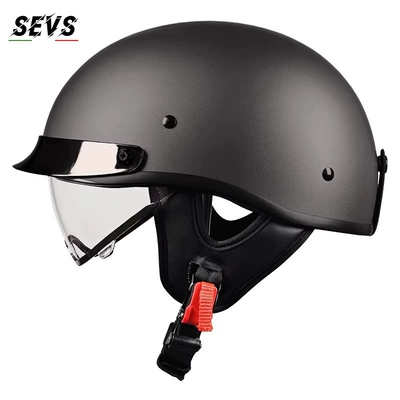 Motosiklet kaskı (dəbilqə) — electric vehicle helmet, Japanese-style scoop - sub-metallic-gray-transparent-m