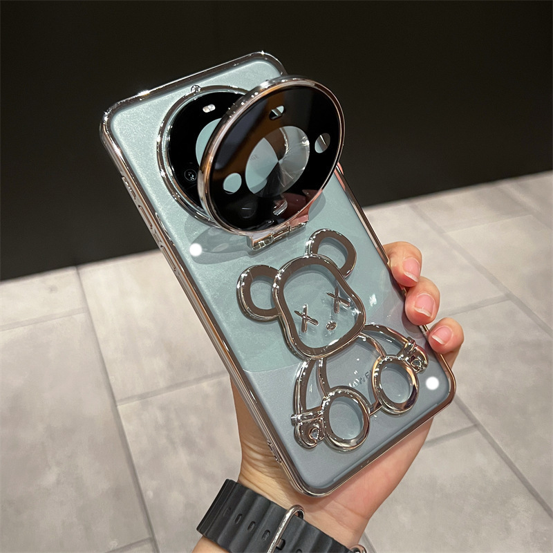 El nuevo soporte de lente abatible Huawei Mate60Pro del oso de arenas movedizas es adecuado para Huawei Mate60 para hombres y mujeres